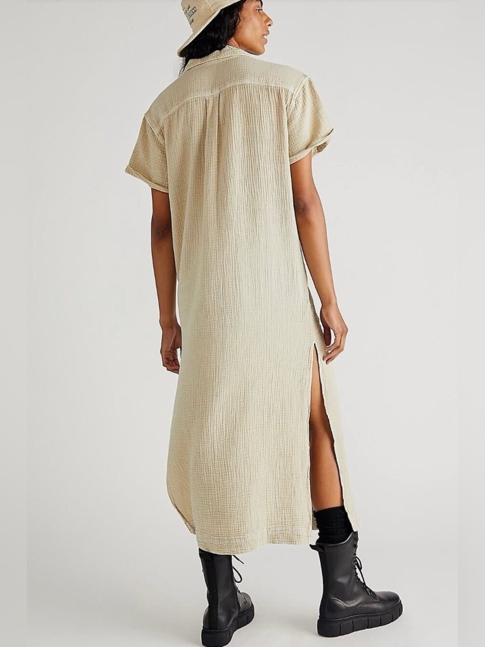 Free People Almeda Buttondown 100%
Cotton Dress Size Small - Picture 2 of 9